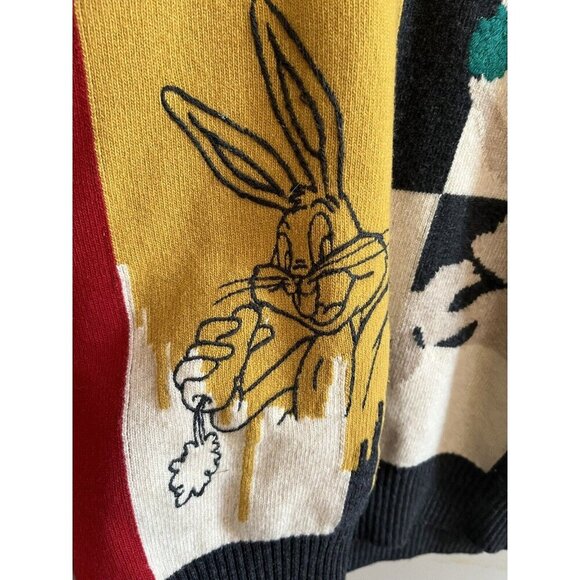 Iceberg Sweater Vintage 1996 Wool Mens ‘Bugs bunny’ Sz. XXL Knitwear - Picture 4 of 12